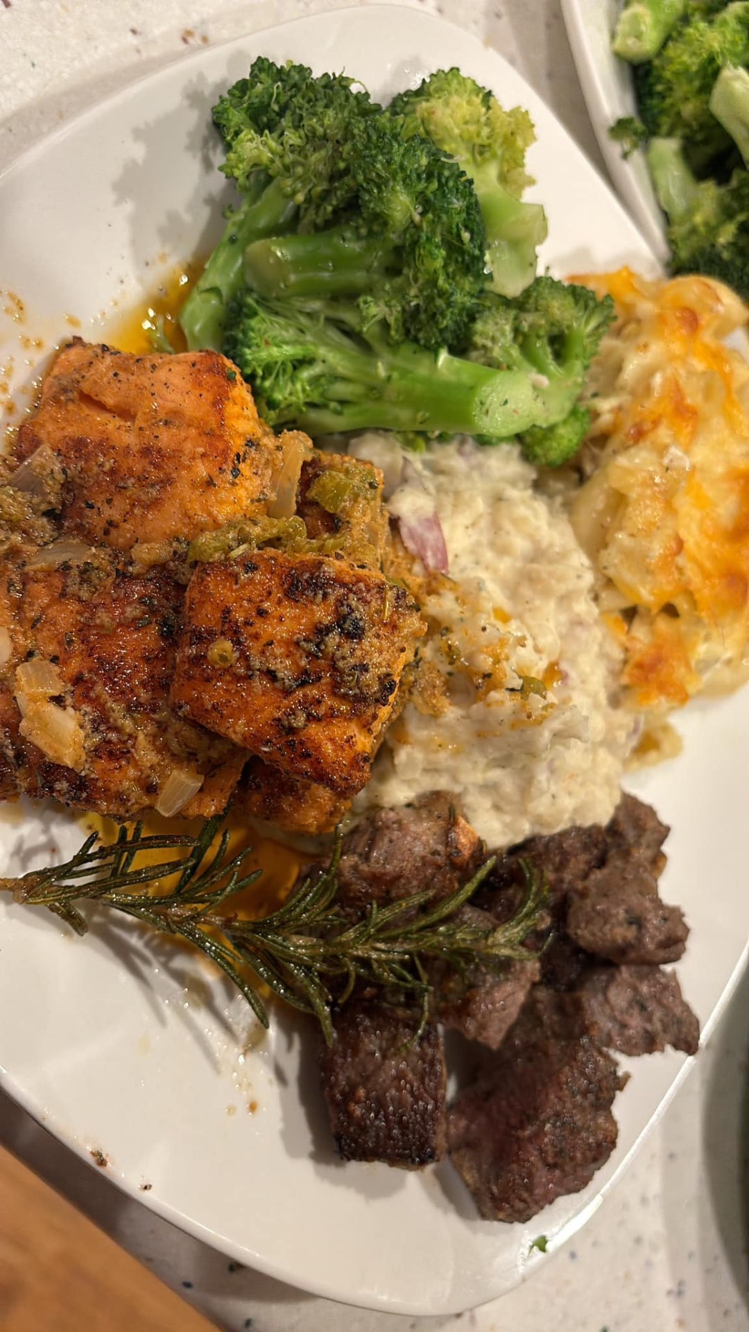 Featured meal of the day plate